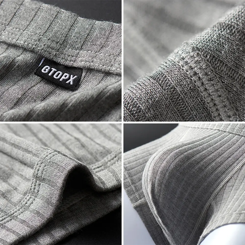 Pantaloncini da uomo Mutande Custodia che migliora la vita bassa Sudore Pantaloncini traspiranti Mutandine intimo per uomo 1pz