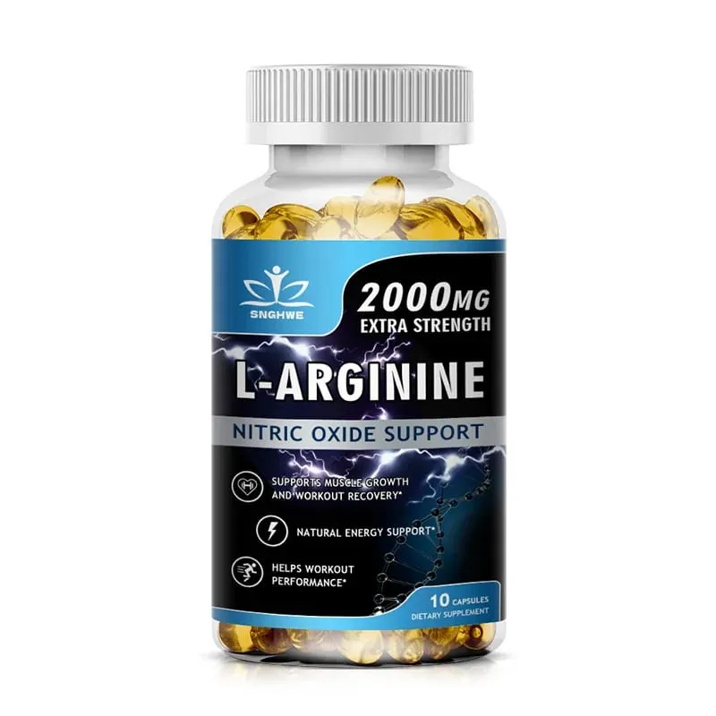Super Arginina - Integratore pre-esercizio da 2000 mg - Promuove la crescita muscolare e rafforza l'energia e la resistenza muscolare