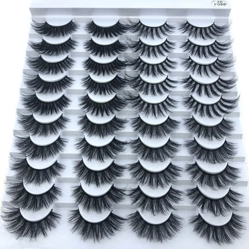 16 Pairs 3D Mink Hair False Eyelashes Natural/Thick Long Eye Lashes Wispy Makeup Beauty Extension Tools — image 20