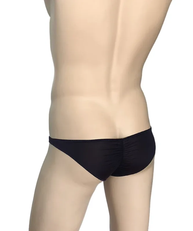 Hip Silk Skating Silk Low Waist Men's Sexy Briefs Ultra-thin Breathable Solid Color Three-dimensional Men's Underwear — image 6