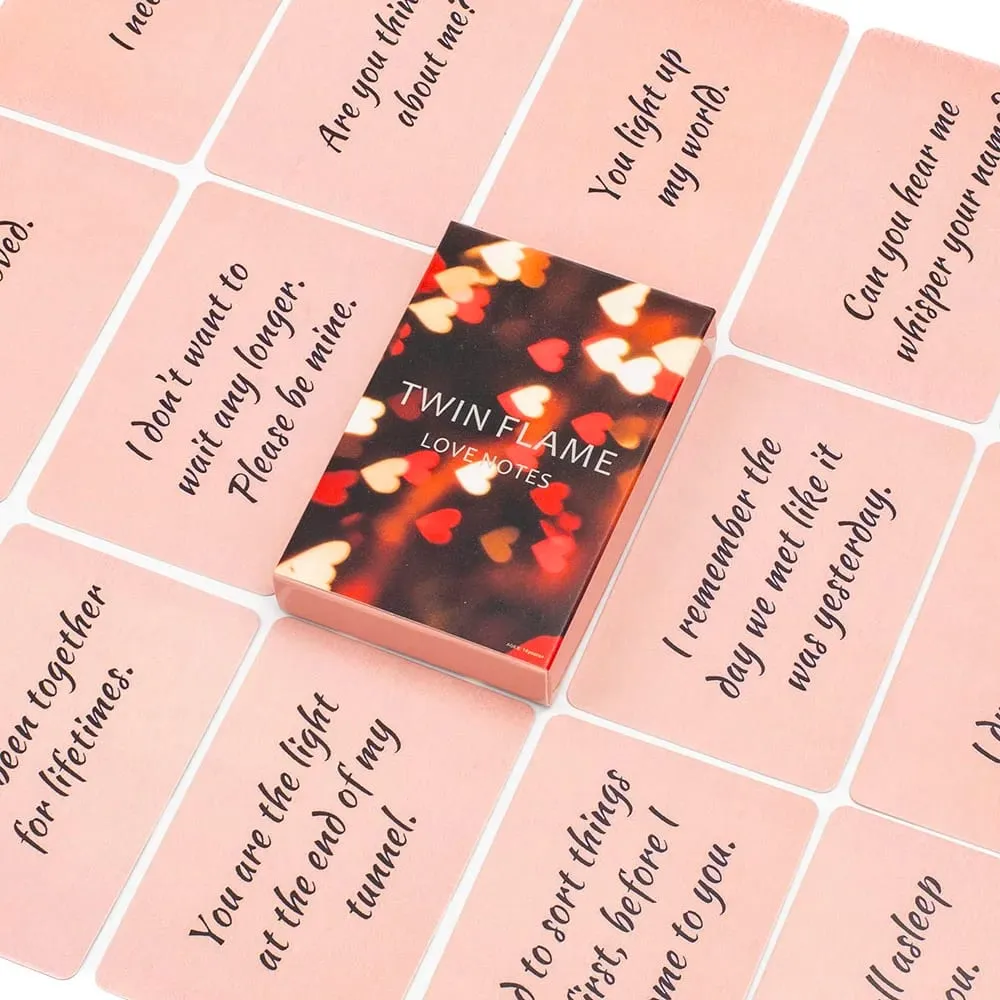 Twin Flame Love Notes Oracle Cards 45Pcs Cards Fortune Telling Card Table Board Game Card 10.3*6Cm — image 3