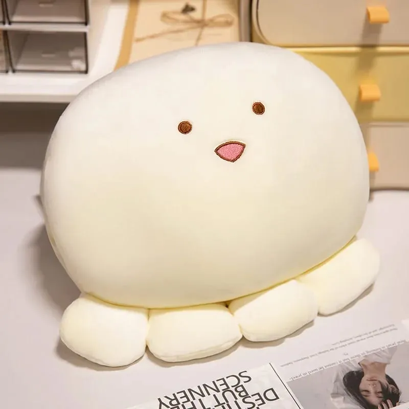 35 ซม.Octopus หมอน Plush ตุ๊กตา Ball Shape สัตว์น้ำมืออุ่นหลุมอุ่นน่ารัก Face Plushie กลับสนับสนุน — image 8