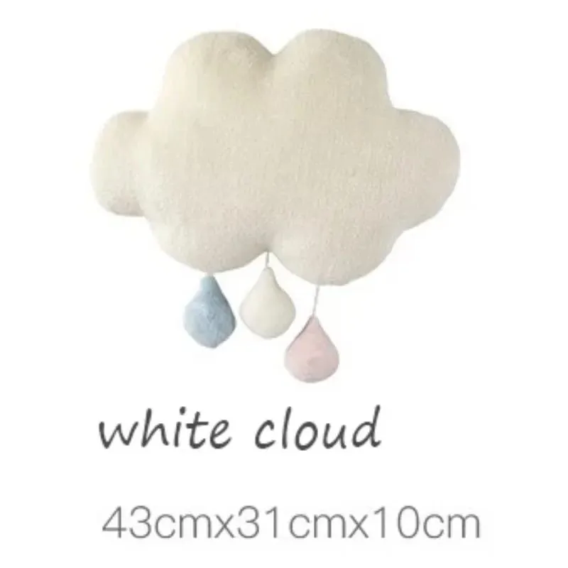 New Arrival Plush Rainbow Cloud Sun Toy Home Decoration Rainbow Cloud Pillow Cute Creative Weather Throw Pillow Kids Toys Gift