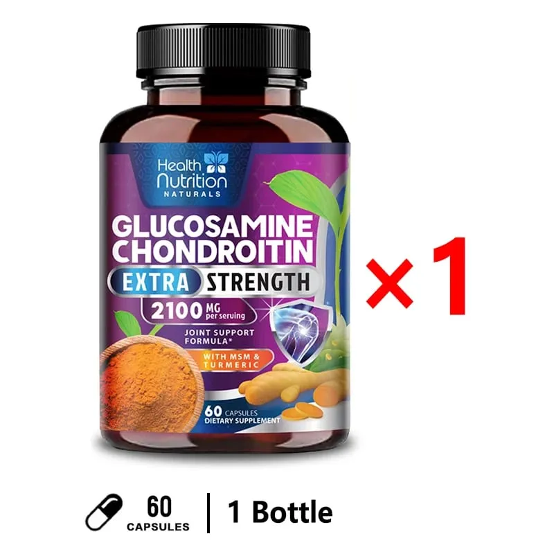 Glucosamine Chondroitin Turmeric MSM Triple Strength Joint Support 2100mg — image 8