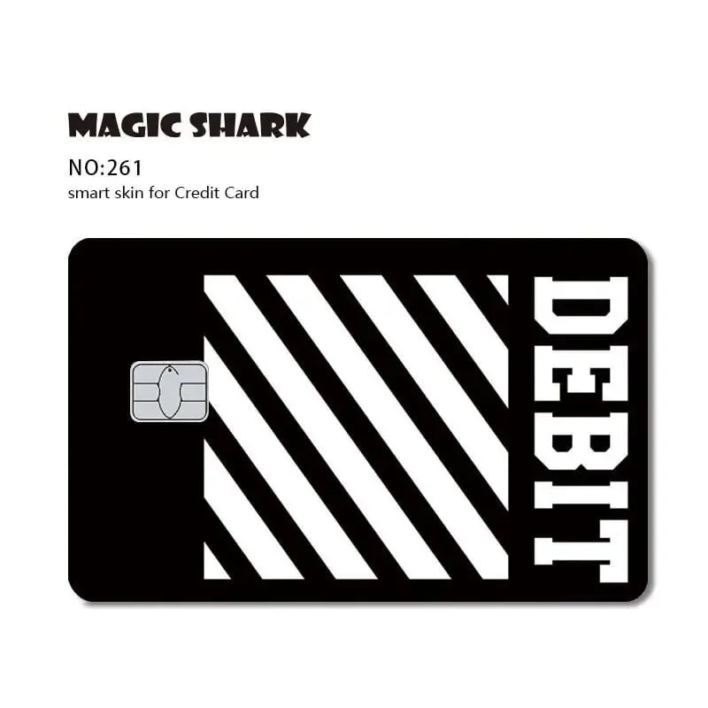 Magic Shark Dog Meme Hunter Snake Stonks 3M 무광택 PVC 전면 스티커 필름 커버 스킨 은행 직불 신용 카드 — image 11