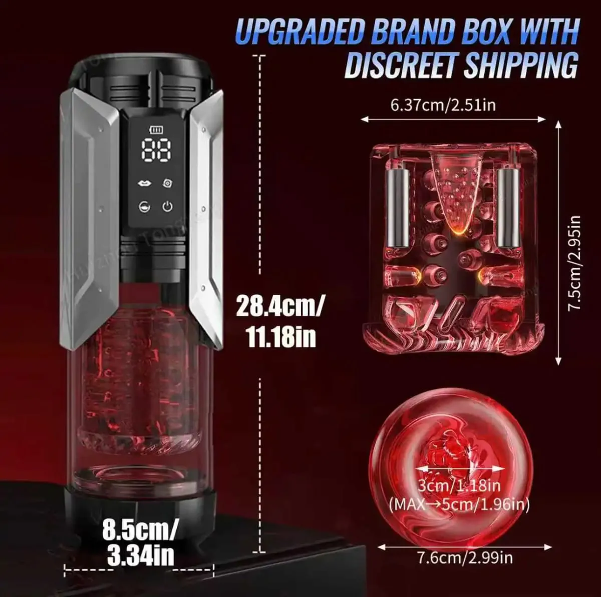 Masturbador masculino automático, bomba de pene, succión, vibración, empuje, 100% giratorio, resistente al agua, mamada, juguete sexual para adultos, Stroker para hombres — image 4
