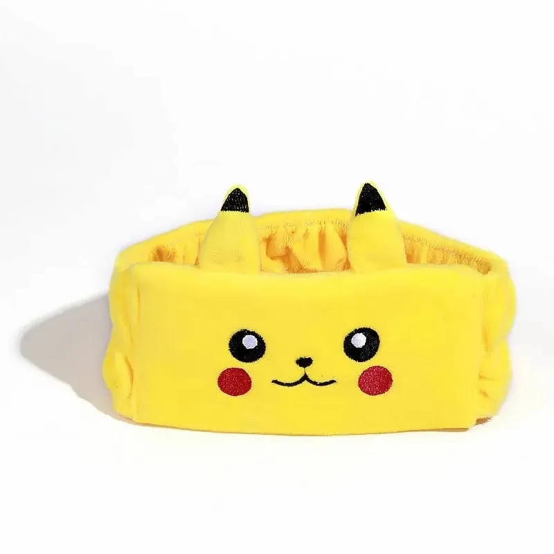 7 รูปแบบ Pikachu น่ารักอุปกรณ์เสริมผม Pokemon Headband Plus ตุ๊กตาแถบคาดศีรษะเชือกผมสายรัดข้อมือ Kawaii ของเล่นเด็กคอสเพลย์ของขวัญ — image 2