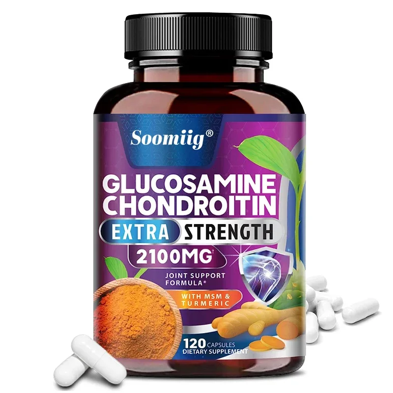 Glucosamine Chondroitin Turmeric MSM - ความแรงสามเท่าช่วยในเรื่องการเคลื่อนไหวร่วม เสริมสุขภาพภูมิคุ้มกัน