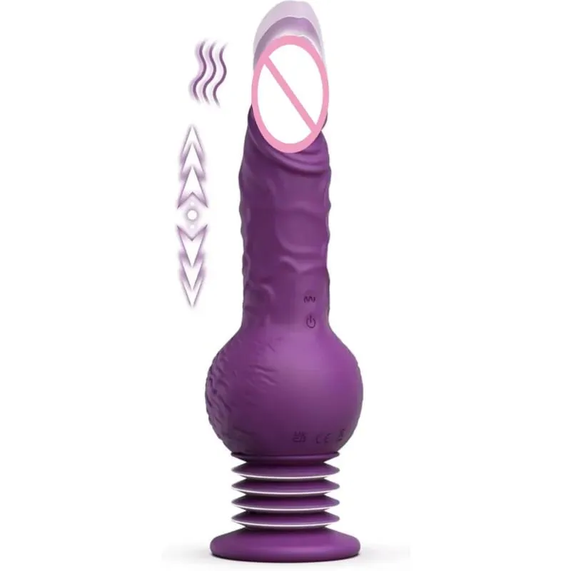 9,29 Zoll realistische Dildos, Stoßdildo, Vibrator, G-Punkt, Analstimulation, 10 Vibrationsmodi, Spielzeug für Erwachsene, Sexspielzeug für Frauen und Männer