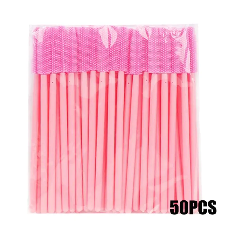 50/100 stücke Wimpern Pinsel Silikon Wimpern Pinsel Mascara Wands Applikatoren Für Frau Lash Augenbrauen Kosmetik Make-Up-Tool