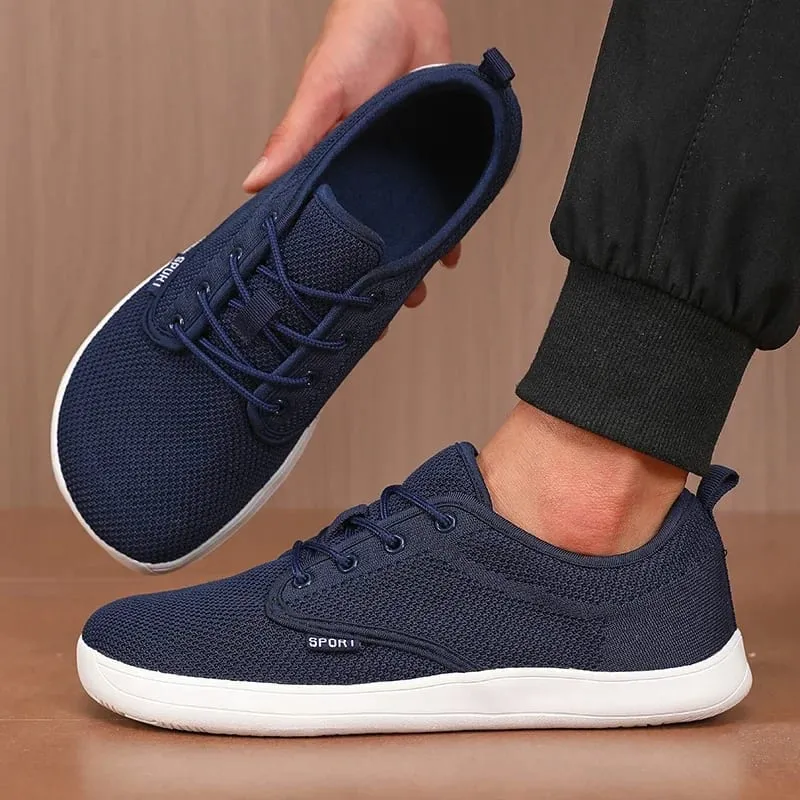 Summer Breathable Women's Flat Shoes Lightweight Mesh Comfortable Walking Shoes Men's Wide Foot Soft Sole Casual Wear Bare Foot — image 3