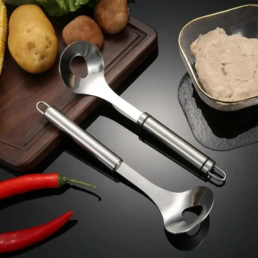 Meatball Maker Spoon Meat Baller with Elliptical Leakage Hole Stainless Steel Meat Ball Mold Kitchen Gadget Meat Tools Non-Stick — image 9