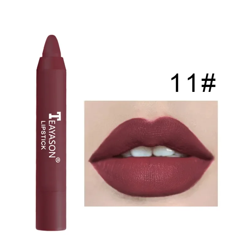 12 Colors Velvet Matte Lipsticks Pencil Waterproof Long Lasting Sexy Red Lip Stick on-Stick Cup Makeup Lip Tint Pen Cosmetic — image 17