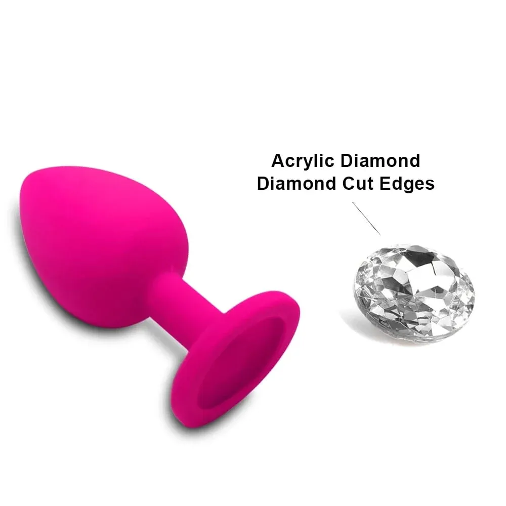 S/M/L Anal Plug Butt Vibrator Women/Men Soft Silicone Round Shaped Erotic Bullet Anal plug Bullet Gay Sex Toys for Adults — image 4