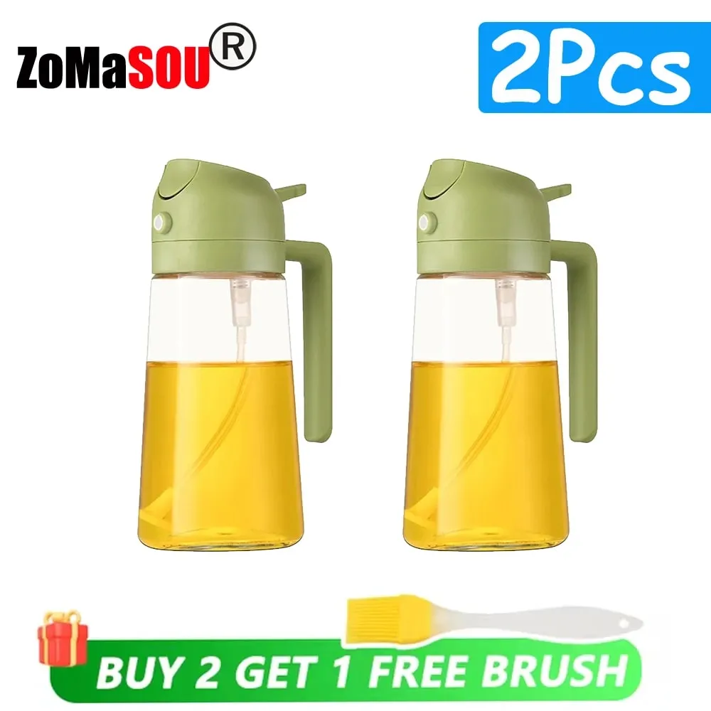 1–4 Stück 2-in-1-Sprayer, Ausgießer, Öl, leere Flasche, Kunststoff, Ölbehälter, Spender, Verdampfer, Küche, Grill, Camping, Kochutensilien — image 15