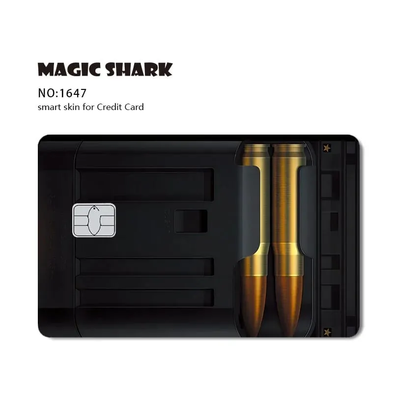 2026 New Magic Shark Anime Money Charge 404 Error ID Game Machine Film Skin Sticker for Debit Bank Credit Card — image 19
