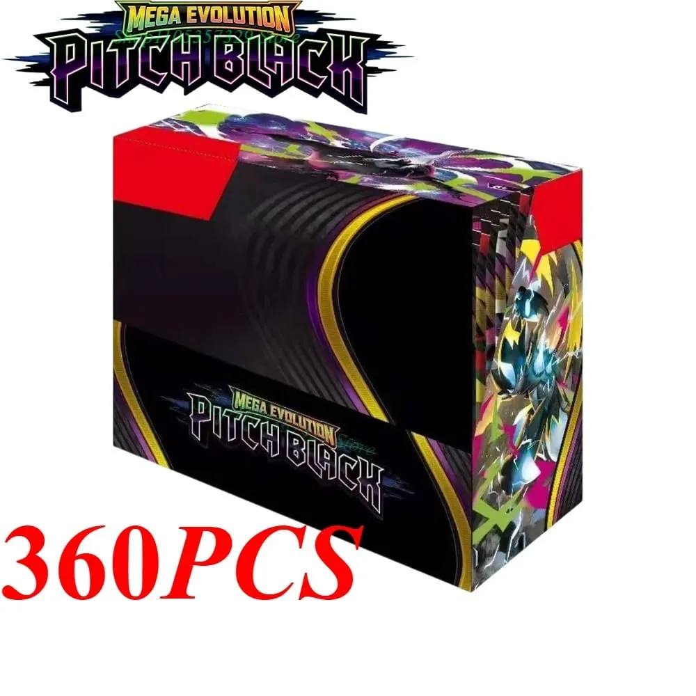 Pokémon TCG Mega Evolución - Pitch Black Booster Display Box Phantasmal Flames Booster Box Colección de juegos de cartas coleccionables Inglés