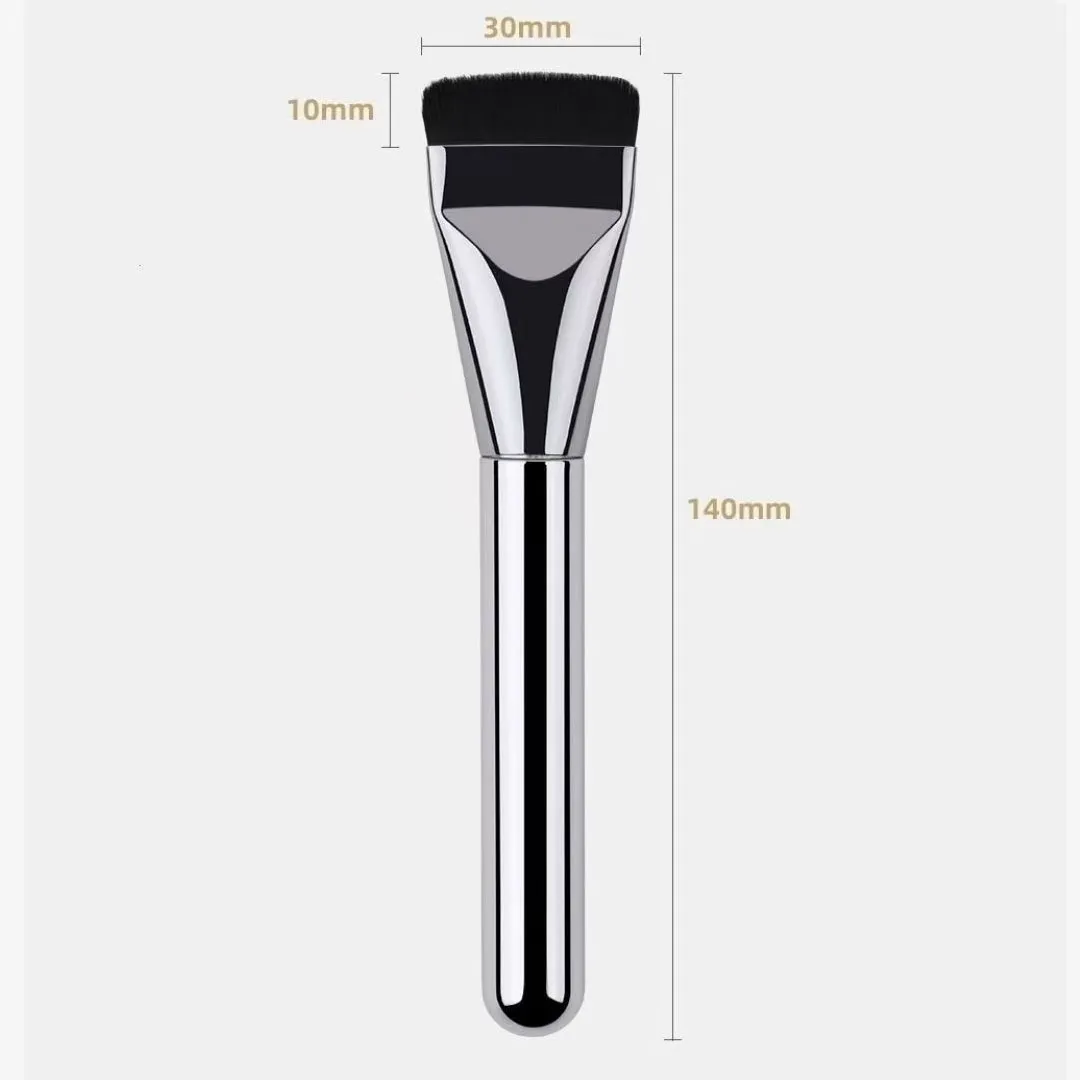 1 stk Flat Thin Foundation Makeup Brushes Fine Liquid Foundation Makeup Brush BB Cream Mask applikator Ansigts kosmetiske værktøjer — image 2