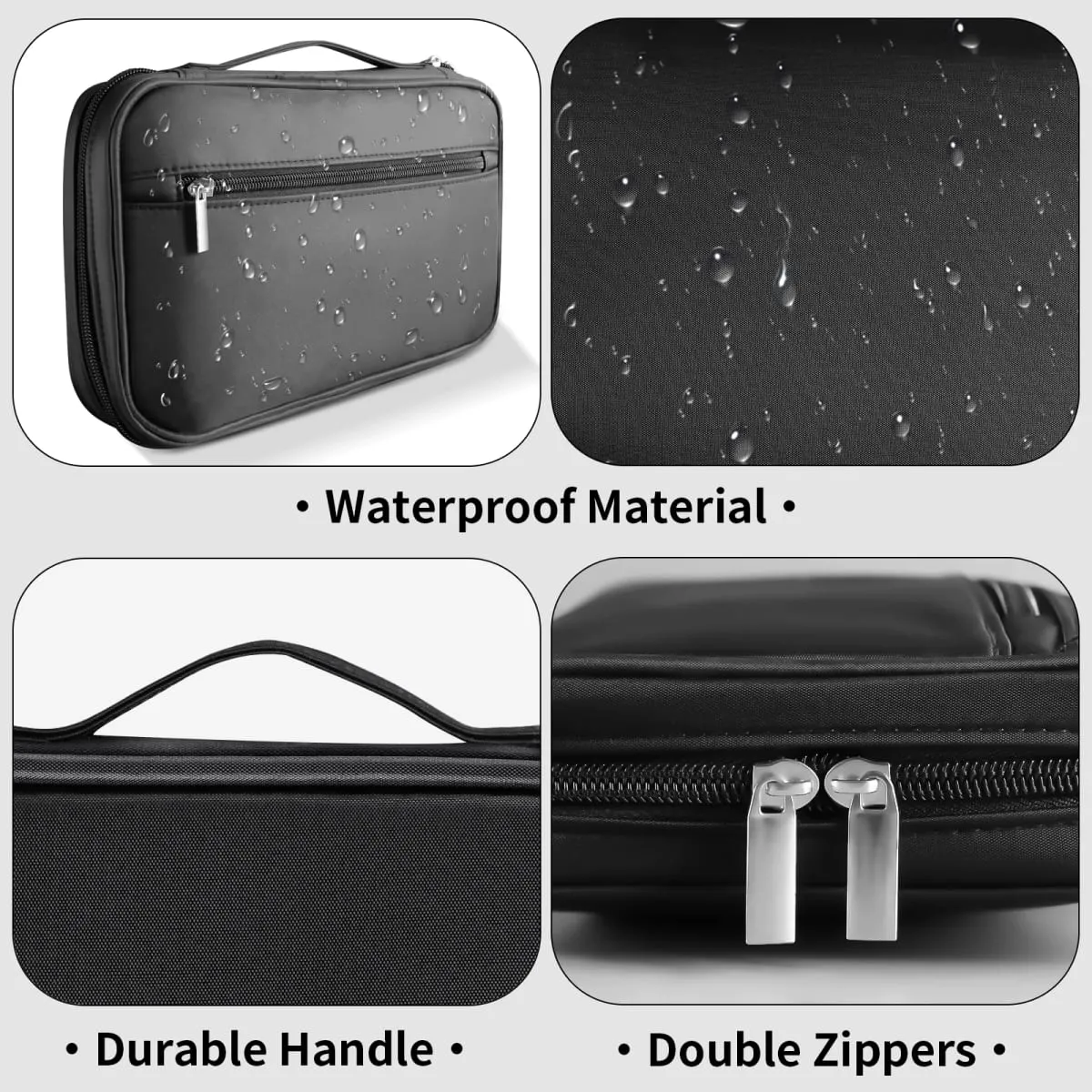 Professionelles 40-teiliges Make-up-Pinsel-Set mit kurzem Griff und Tasche, komplettes Highlight-Concealer-Brauen-Werkzeug für die tägliche Ausbesserung und auf Reisen — image 5