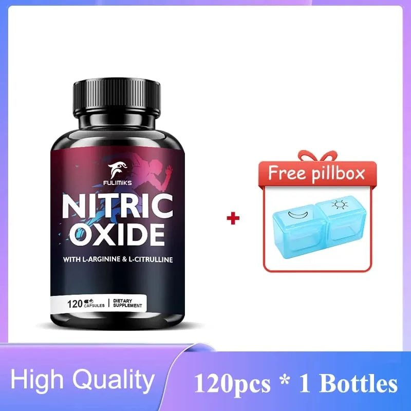 Napakahusay na Nitric Oxide Supplement - Premium Muscle Support Nitric Oxide Booster - Natural Energy at Heart Health Support — image 8