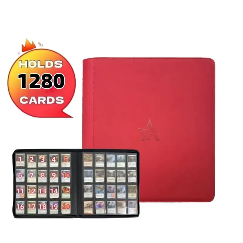 Premium-Kartenordner mit 20 Fächern – 1280 Sammelordner, Kartenalbum, Kartenhalter, passend für TCG- und Sportkarten. Sammlertraum — image 9