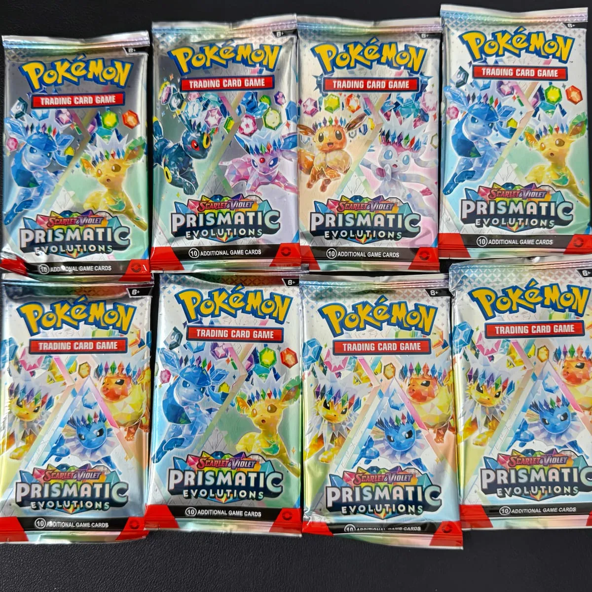360 Keping/Kotak 10Kad/PACK Kad Pokémon Bahasa Inggeris Prismatic Evolutions Hadiah Kad Transaksi Pertempuran Penggalak Bahasa Inggeris