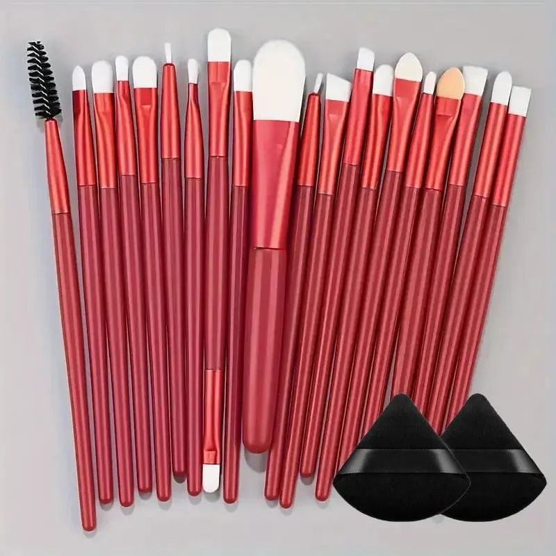 8st-20st sminkborstar set Mjuk fluffig ögonskugga Borste detalj Concealer Blush Loose Powder Foundation Highlighter Beauty Tool — image 28