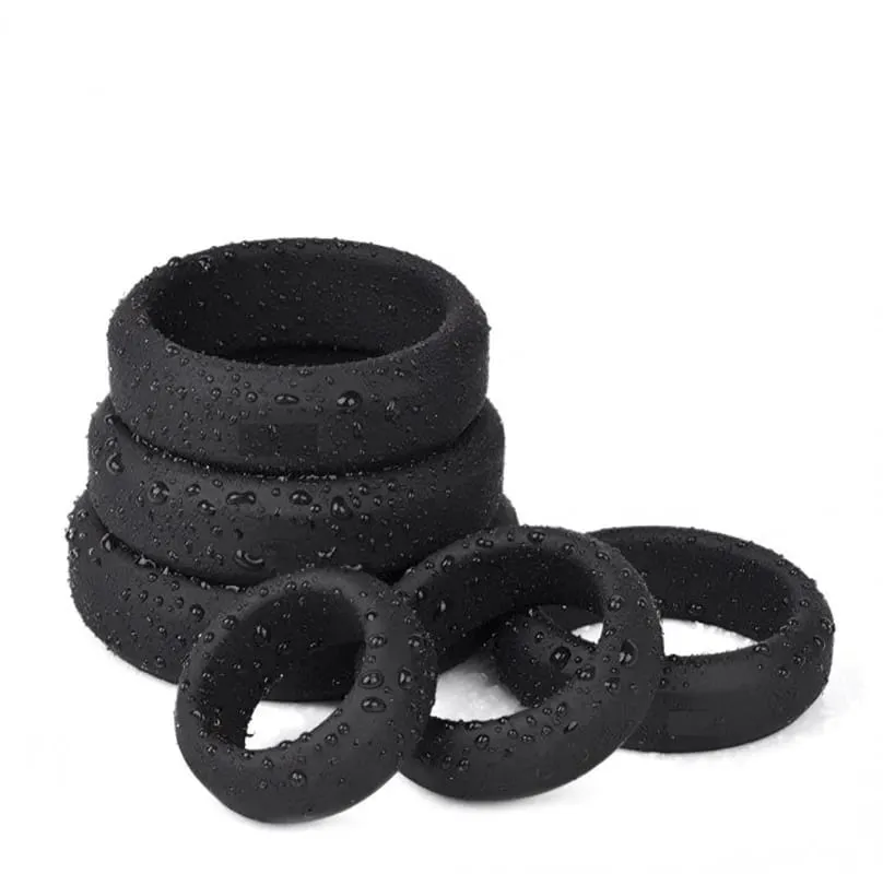 Silikonowy pierścień zabezpieczający nasienie Penis wzmocnienie erekcji opóźnienie wytrysku Cockring zabawki erotyczne dla mężczyzn napletek Cock Ring sklep dla dorosłych — image 1