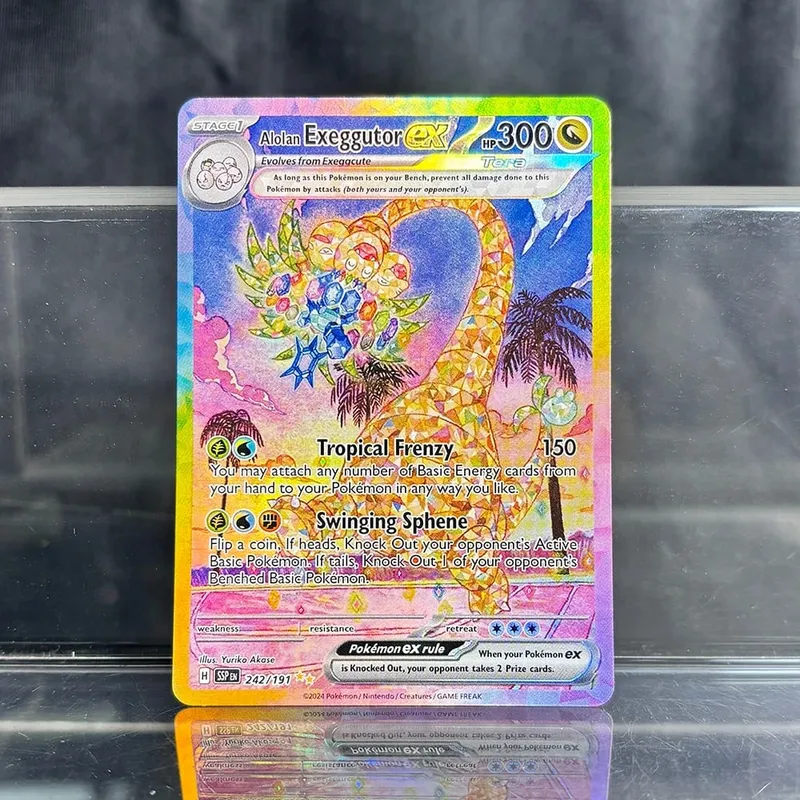 Holographic Game Trading Collection PTCG Proxy karty Charizard Pikachu Mew EX Singl PKM fóliové karty Gengar VMAX Skyridge (SK) — image 15