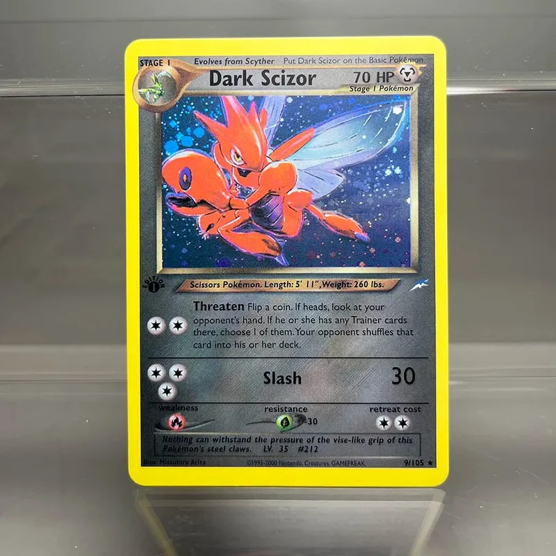 PKM 單卡第一版 1996 年雷丘噴火龍 PTCG 箔卡遊戲收藏 PKM 代理卡 — image 7