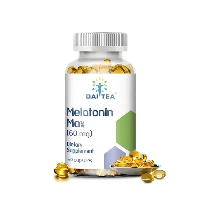 Melatonina MAX (60 Mg) Szybko rozpuszczalne kapsułki - Szybsze zasypianie Promuj głęboki sen i odpoczynek Łatwe do spożycia Zdrowie immunologiczne — image 8