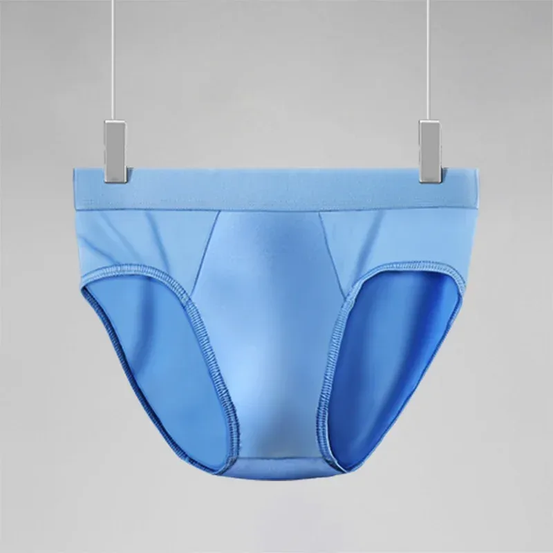 3 STÜCK Herren Ice - Seidenunterwäsche Dünn - Style für den Sommer, mit U - konvexem Slip. Atmungsaktive, einfarbige Shorts — image 25