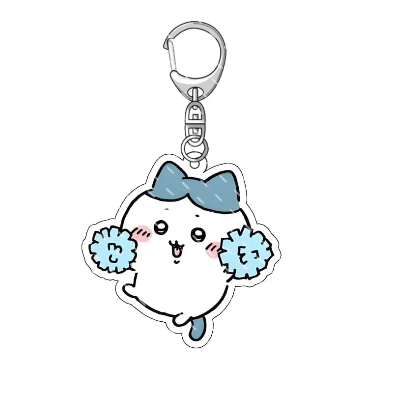 Yiji pendentif Anime bande dessinée acrylique périphérique porte-clés Hachiware Usagi mignon pendentif sac suspendu décoration décoration — image 7