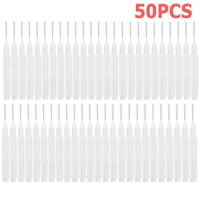 50 DB Mini szemöldökkefe Hordozható szemöldökápoló kefék eldobható hajlítható mikro szempilla szemöldökemelő kefék applikátorok eszközök — image 26