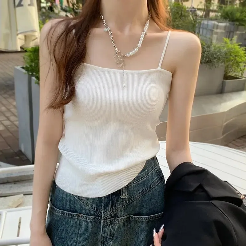 Backless Strap Tank Top Casual Women Halter Crop Tops Summer Sleeveless Camis Slim Solid Short Female Tube Cropped Vest 2026 — image 7