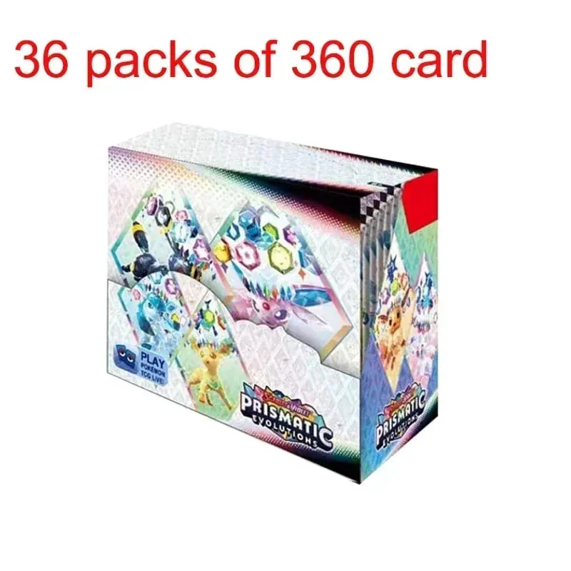 2026 360 unids/set Tarjeta de Pokémon MEGA EVOLUCIÓN pregrupo SCARLET & VIOLE 151 PHANTASMA FLAMES prismático inglés Booster Tarjeta de batalla — image 9