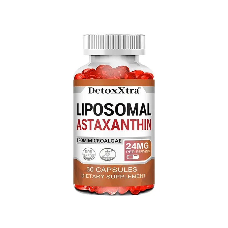 Liposomal Astaxanthin 24mg Antioksidan Premium Penyerapan Tinggi Menyokong Metabolisme Kulit Mata Kesihatan Sendi & Imun Bukan GMO