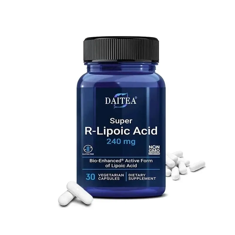 R-Lipoic Acid - Powerful Antioxidant Properties Helps Maintain Cells Energy & Skin Health Cardiovascular Health