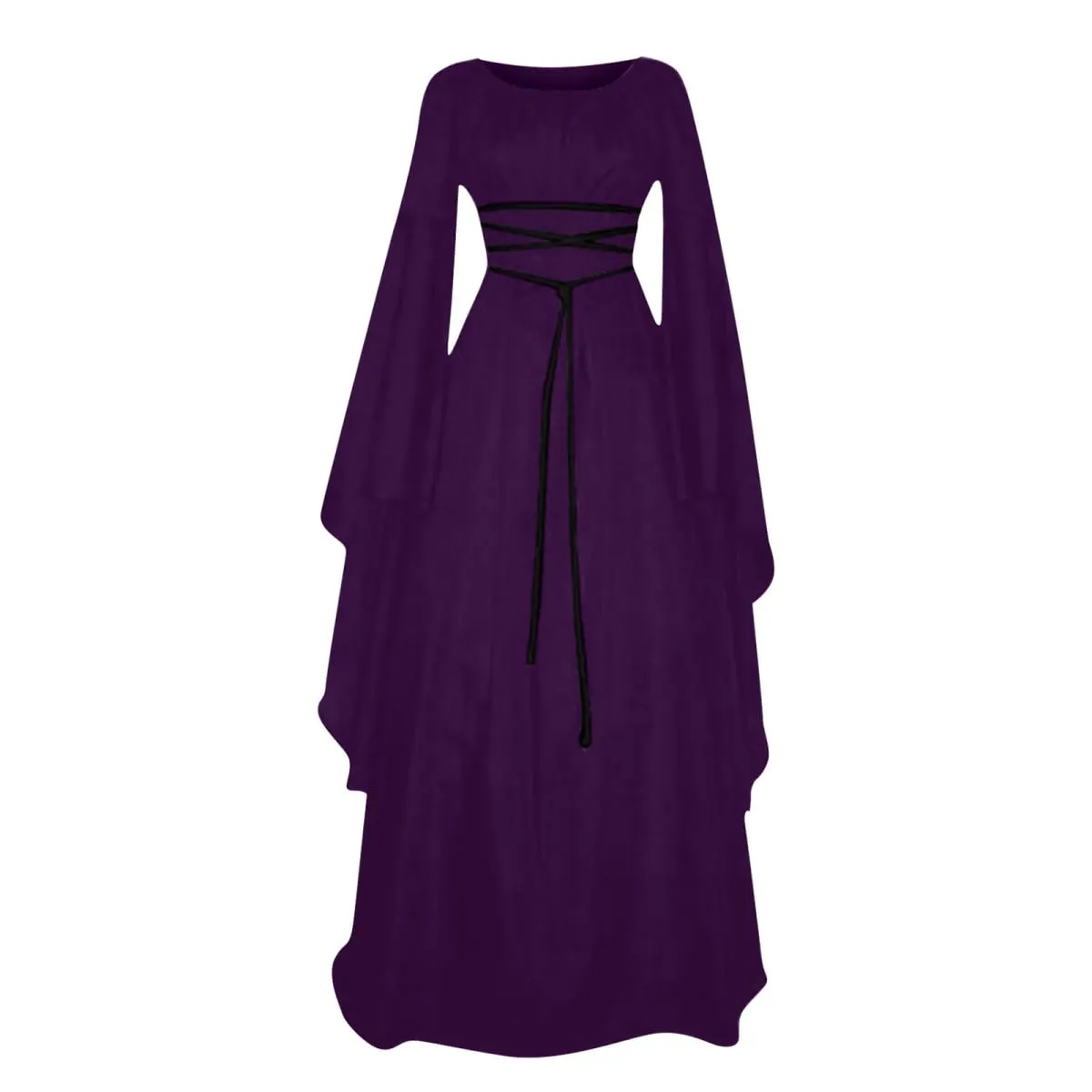 Abiti da donna Costume cosplay medievale vintage Fantasma Strega Vampiro Abito gotico Abito da festa in maschera di Natale di Halloween — image 4