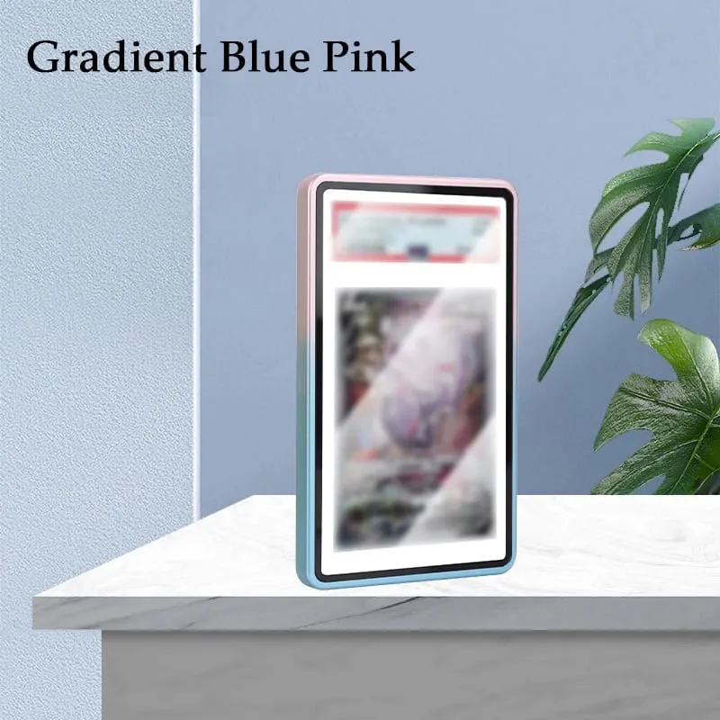 Étui de protection pour cartes classées en alliage d'aluminium, couleur dégradée, pour PSA/BGS, résistant aux UV et aux rayures, support d'affichage pare-chocs pour cartes de commerce — image 9