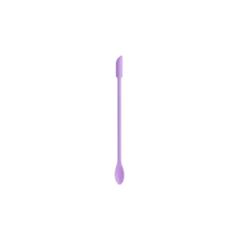 3 pçs espátula de silicone de cabeça dupla escova macia colher de escavação cosmética alongada jam raspagem colheres de maquiagem portátil conjunto — image 10