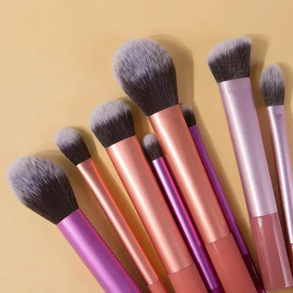 Kit di pennelli per trucco da 7/8 pezzi Pennelli per trucco sintetici morbidi per fondotinta, fard, ombretto, strumenti per trucco cosmetico — image 5