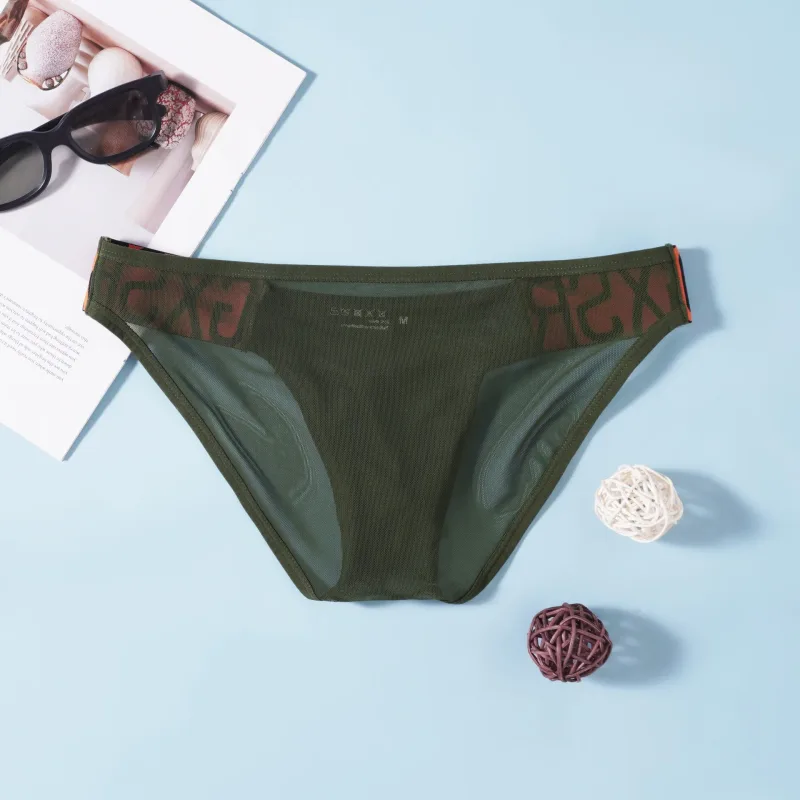 Nuovo slip uomo vita bassa alto filo forcella cotone U convesso comodo semplice slip uomo shorts testa GXSR — image 14