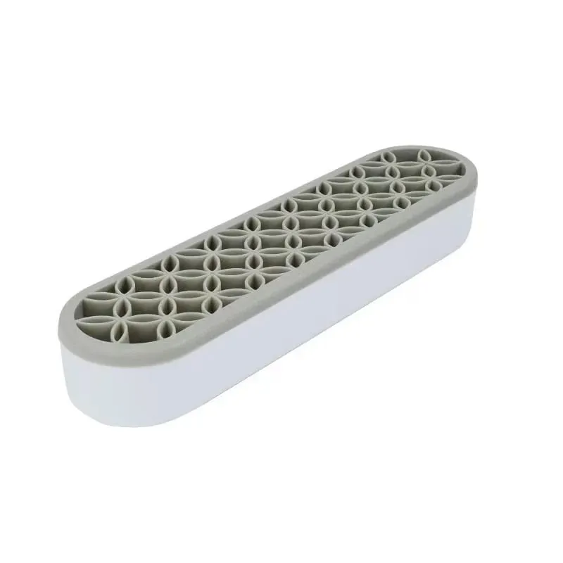 Silikon-Make-up-Pinselhalter, Ständer, Organizer, multifunktionales Desktop-Aufbewahrungsregal, Lochdesign für Pinsel, Stifte, Bleistifte — image 9