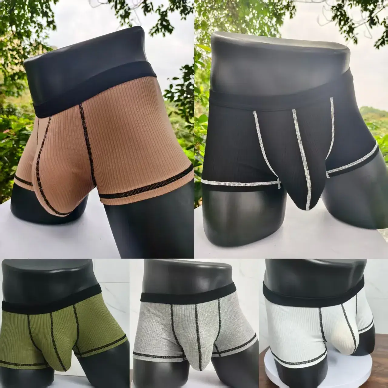 Herren-Boxershorts mit hoher Elastizität, große Taschen, atmungsaktiv, schnell trocknend, für Sport und Fitnessstudio, lässig, modisch, lockere Passform, Sommershorts — image 2