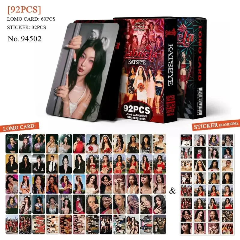 92 pièces Kpop Hot Idol MANON SOPHIA DANIELA LARA MEGAN YOONCHAE auto-fait HD Lomo cartes Fans recueillir des cartes photo cadeaux petites cartes