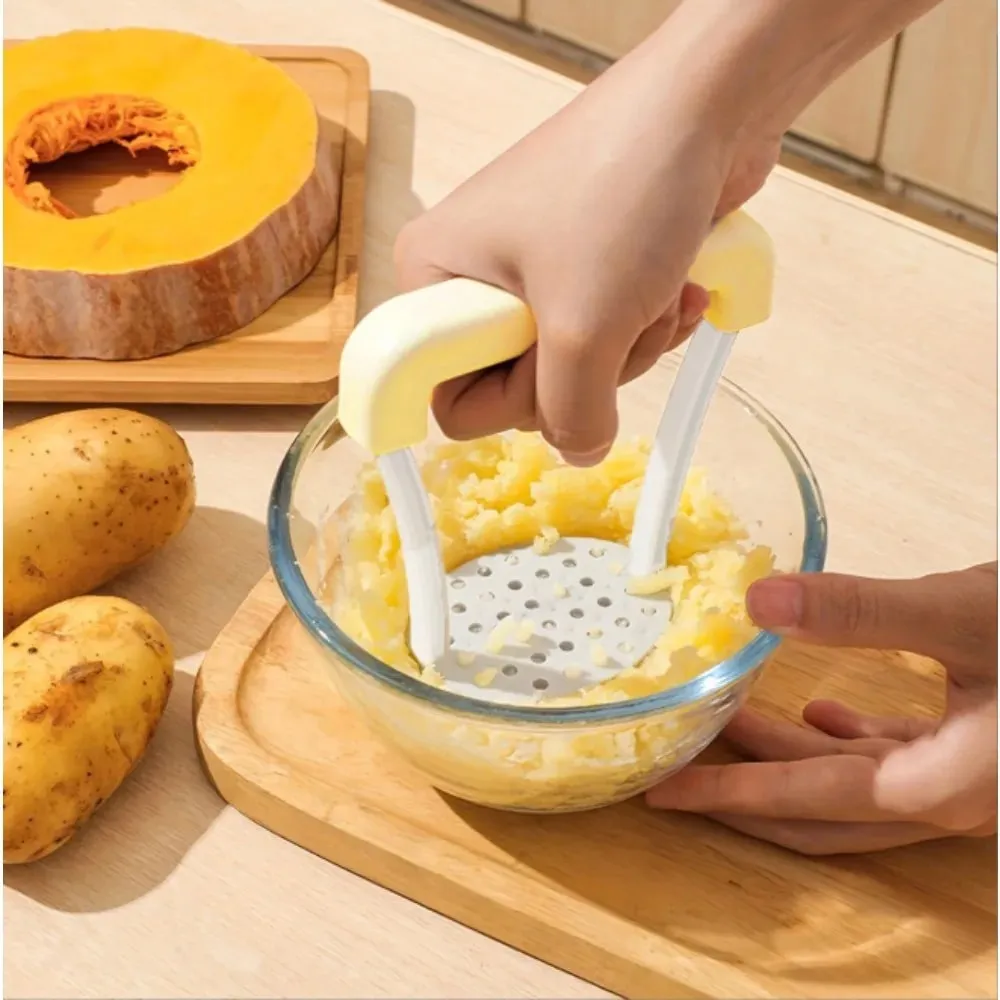 1 x tragbarer manueller Kartoffelstampfer aus Kunststoff – Kartoffelstampfer und Presse für Küche und Zuhause – multifunktionale Küchenmaschine — image 4