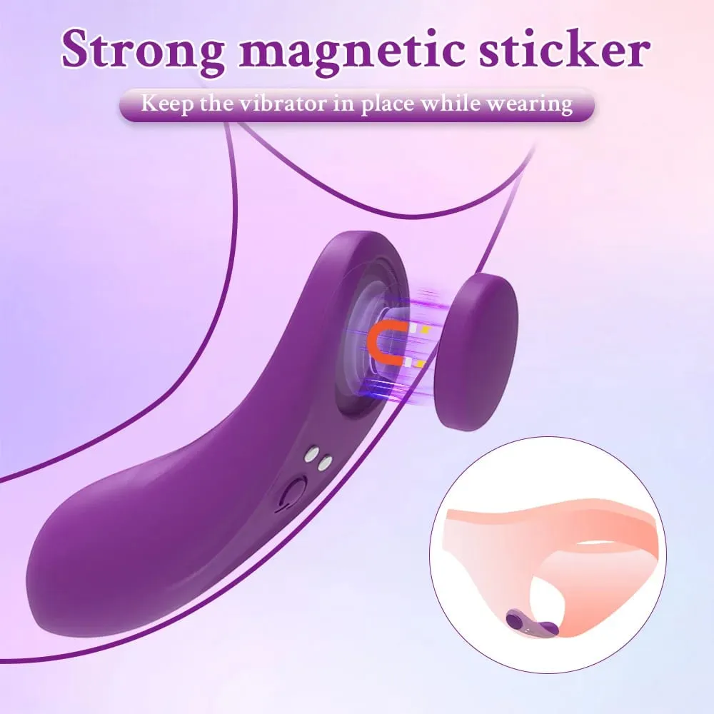 Wearable Clitoris Vibrator Women Panties Vibrator APP Remote Control Clit Stimulator Magnetic Anti-detachment Sex Toy for Women — image 2