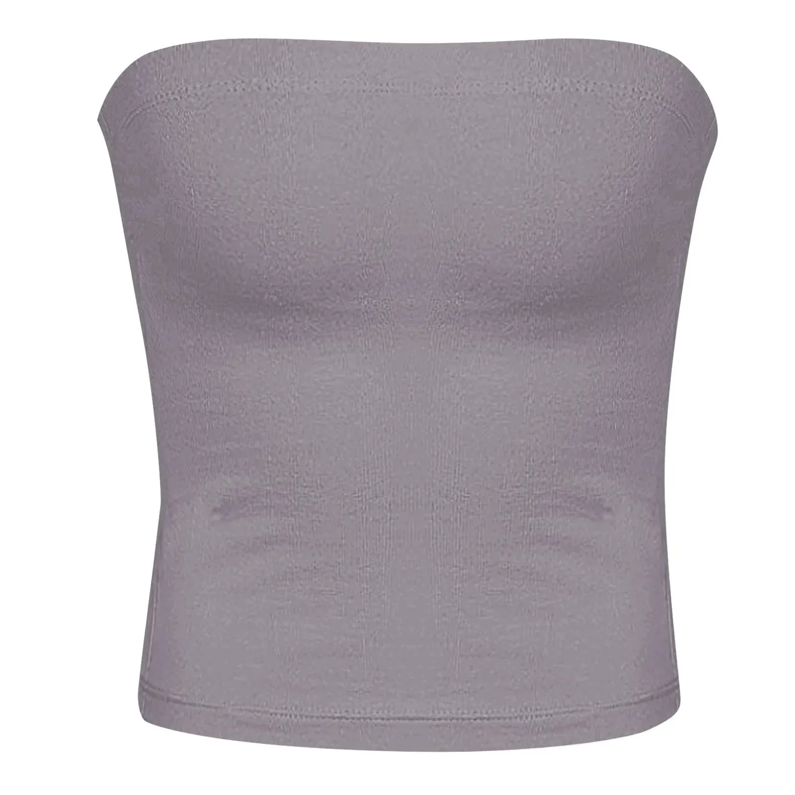 Hauts tubulaires Sexy pour femmes, épaules dénudées, sans bretelles, couleur unie, dos nu, Bandeau, Slim Fit, chemises à bascule, sous-vêtements