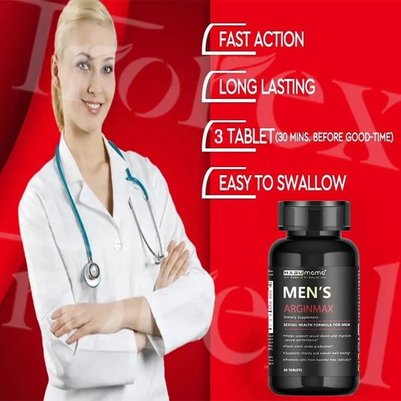 Highest Potency L-Arginine Pills Male Enhanceing Supplement-Performance Boost Enhanced Strength — image 4